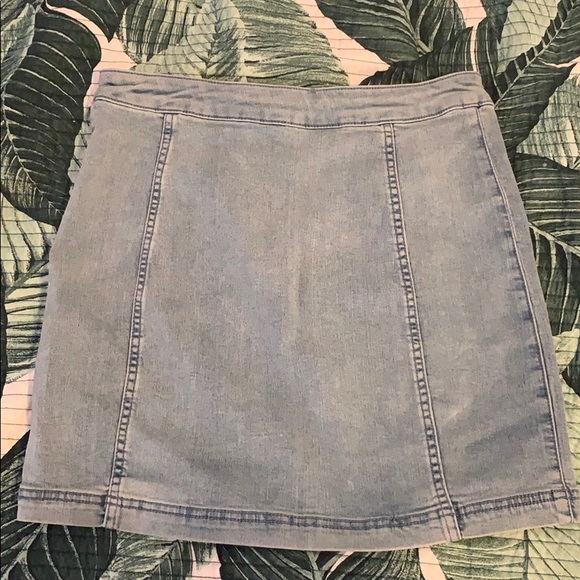 Free People jean skirt - Picture 2 of 3